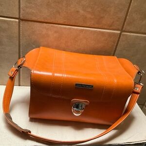 Orange Royal Traveler * Shoulder Bag * Cosmetic train case * Camera bag